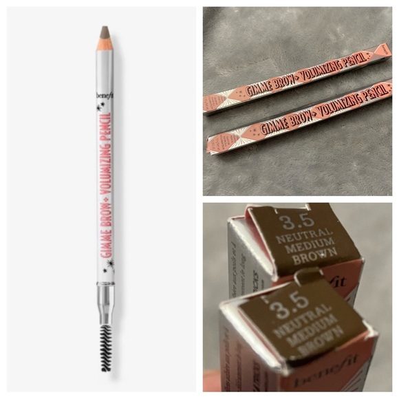 NEW Benefit Gimme Brow Volumizing Eyebrow Pencil neutral warm brown 27623 - Picture 1 of 9